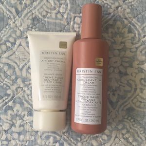 Used once, Kristin ESS Air Dry Cream + Curl Leave in Cream